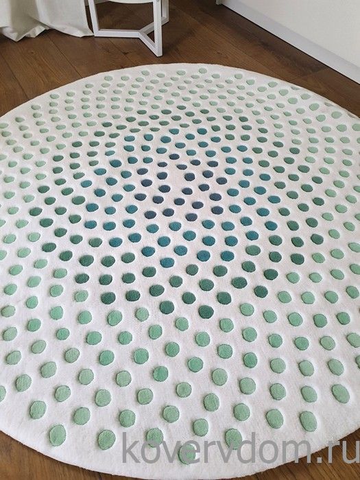 Ковер ручной работы GRADIENT TIFFANY круг